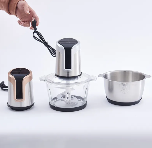 مطحنة لحم رقمية كهربائية متعددة الوظائف بسعة 3 لتر