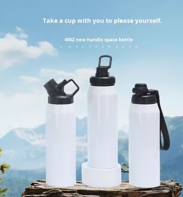 Stainless Steel Sports Water Bottle Large Capacity Double-Layer Vacuum Insulated Anti-Fall Sublimation Tumbler
