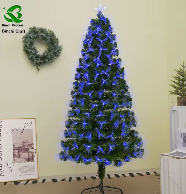 شجرة عيد ميلاد من الألياف البصرية