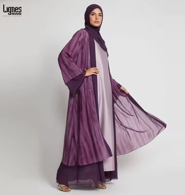 العباية النسائية المصنوعة من الشيفون