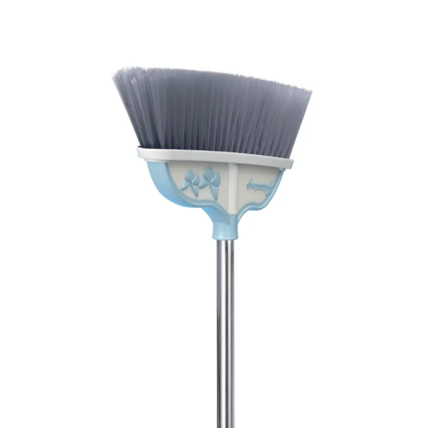 مكنسة أرضية بعصا من الفولاذ المقاوم للصدأ