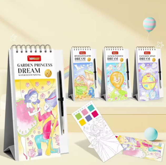 دفتر رسم مائي للتلوين والرسم بالألوان المائية