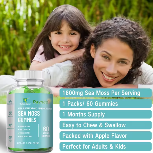 حلوى طحالب البحر العضوية لإزالة السموم