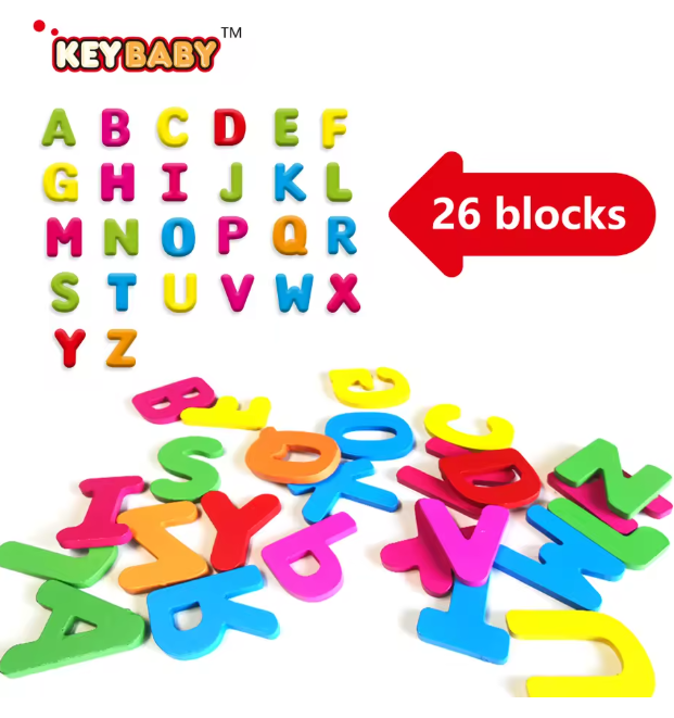 Keybaby 26 Wooden Alphabet