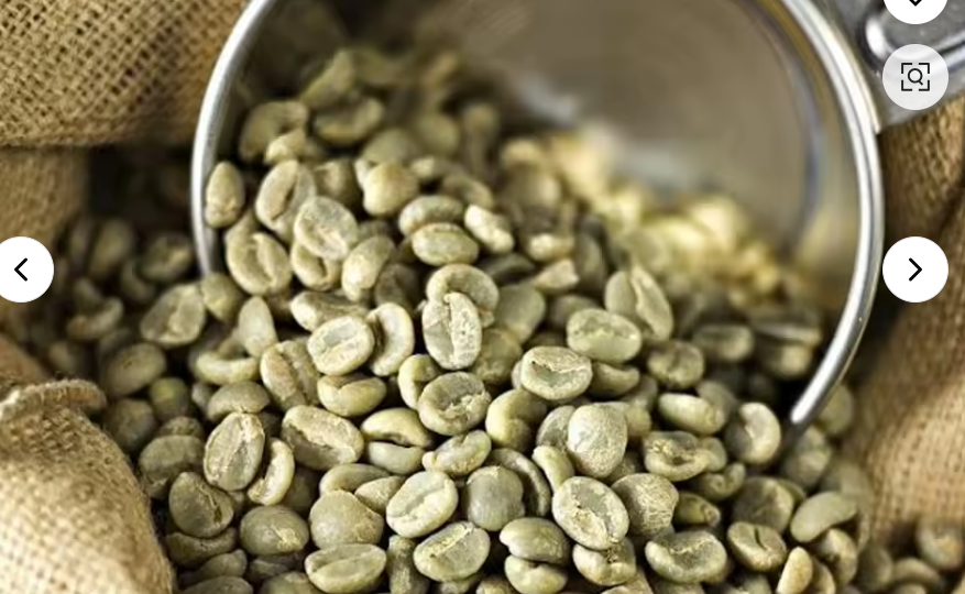 حبوب قهوة خضراء