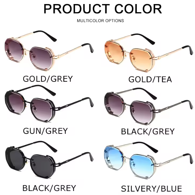 Sun Glasses Metal Casual