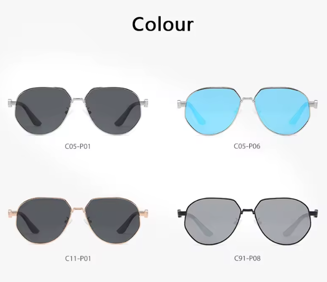 Vintage Fashion Metal Frame  Sun Glasses