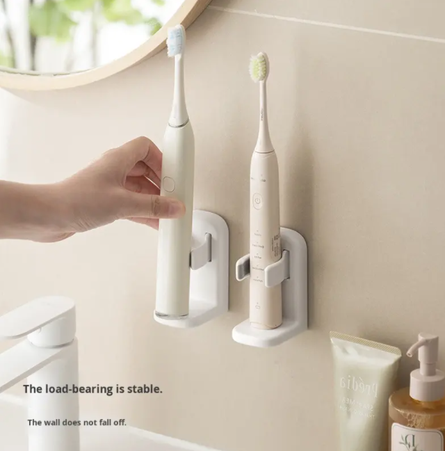Electric Toothbrush Holder Organizer No-Drill Wall-Mounted 