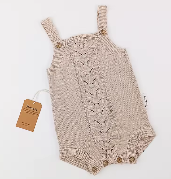Knit Spring Kids Overalls Cute Onesies