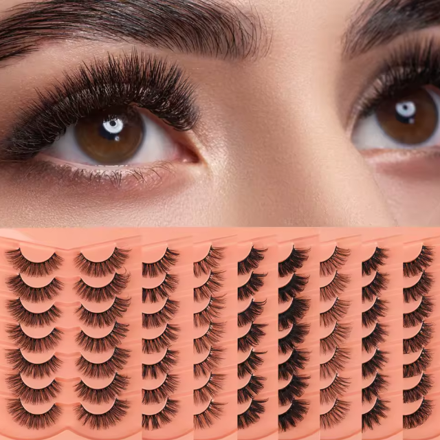 Fluffy Strip Lashes 3D Cruelty Free Eyelash