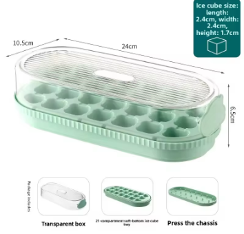 Silicone ice cube tray lids