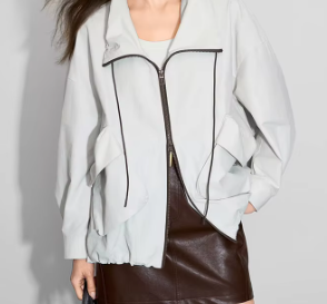 Lightweight oversized coat
